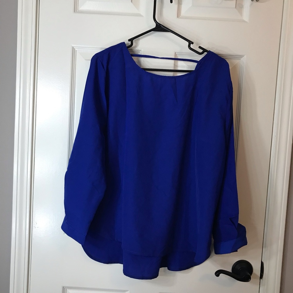 NEW royal blue blouse